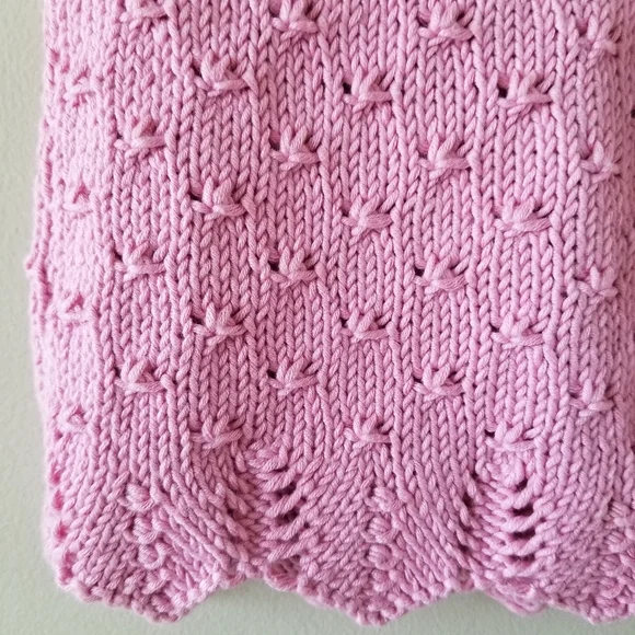 NEW Hand Knitted 2-3 Years old Sleeves Summer Tank Top - Picture 4 of 4